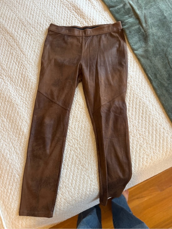 Free People Pants - Women’s Brown Faux Leather Pants